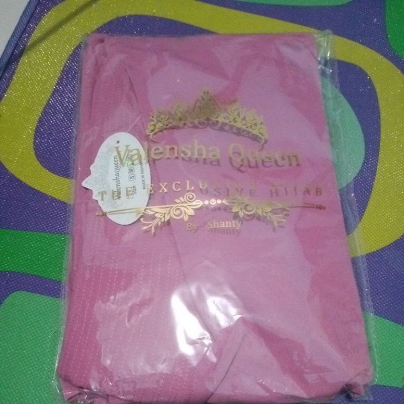 KHIMAR JERSEY JUMBO V KHIMAR SYARI SIZE L VALENSHAQUEEN VALENSHA QUEEN GROSIRJILBAB-Dusty Pink