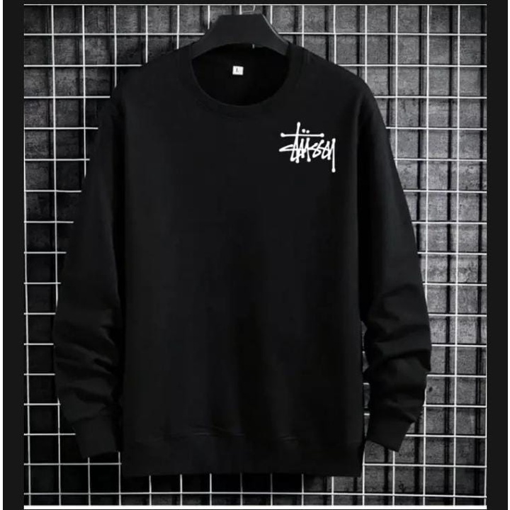 SWEATER CREWNECK ORIGINAL PRIA/WANITA STUSSY TERBARU QUALITAS PREMIUM
