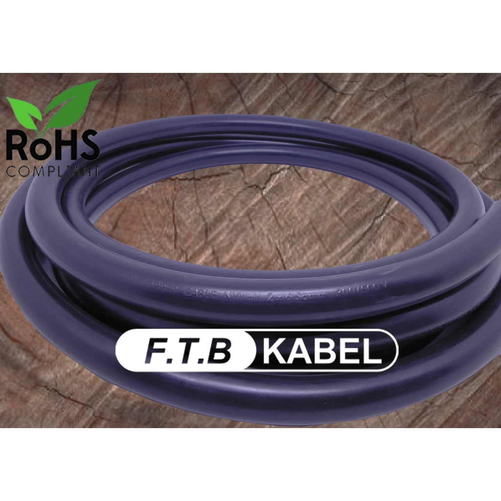SNI FTB KABEL NYYHY 2x6 ZR-RVV 2x6mm NYYHY 2x6mm 450/750V 50M Solar