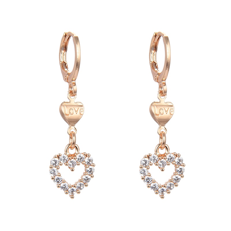 anting titanium wanita emas muda anti karat dewasa tusuk korea asli panjang dan luntur korea style selamanya dewasa 111-119e-118e