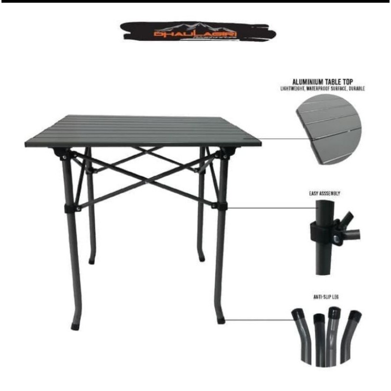 [BISA COD] Dhaulagiri meja lipat 501/Folding tabel kemping outdoor