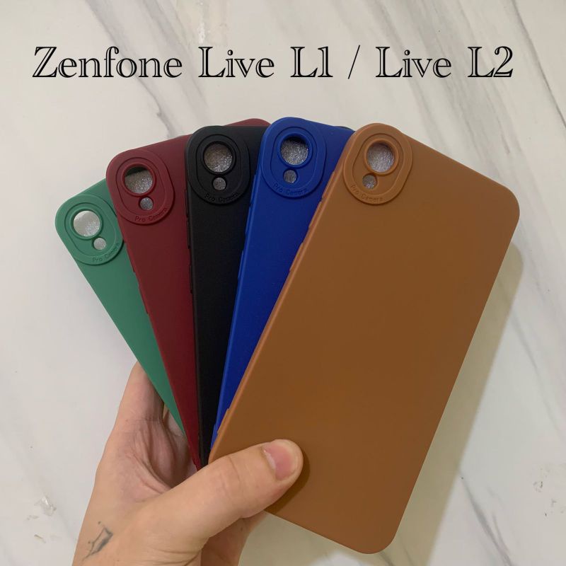 Case Zenfone Live L1 Live L2 - Softcase Procamera Full Cover Matte - UA