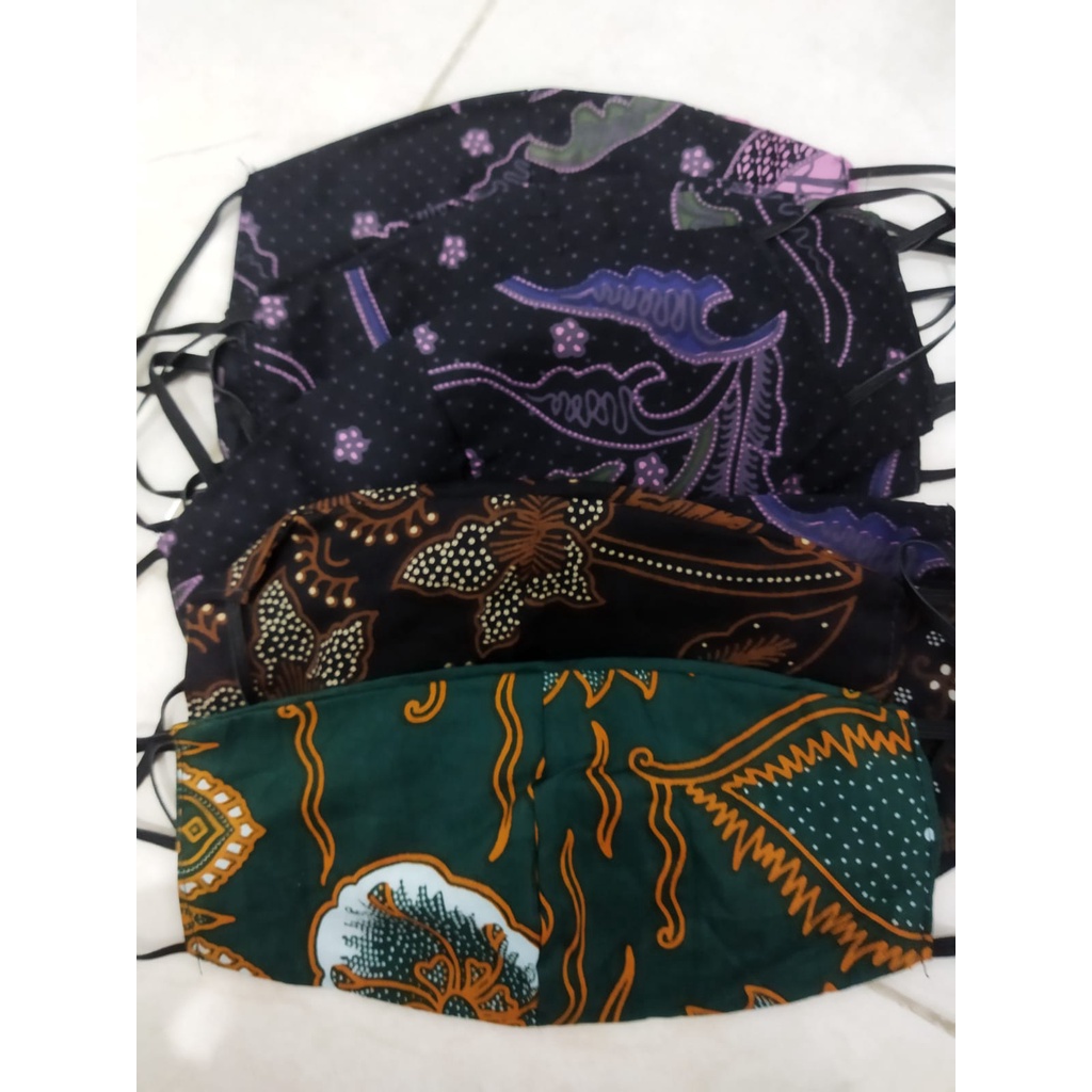 MASKER JALAN BISA DI CUCI MOTIF BATIK