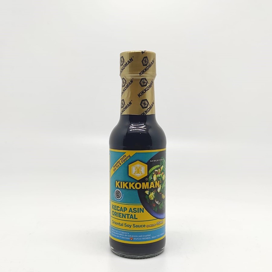 KIKKOMAN KECAP ASIN ORIENTAL SOY SAUCE BOTOL 150ML HALAL