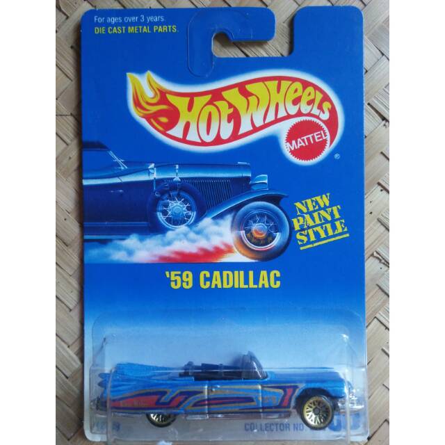 Hot Wheels 59 CADILLAC Biru New Paint Style