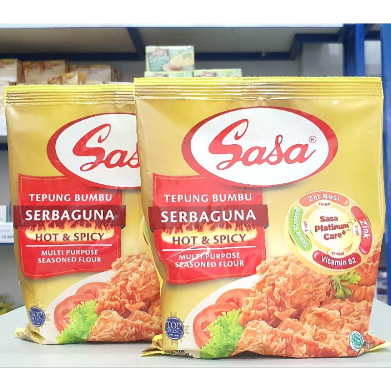 

Tepung Bumbu Serbaguna Sasa Hot & Spicy / Tepung Bumbu Sasa Pedas 210Gr