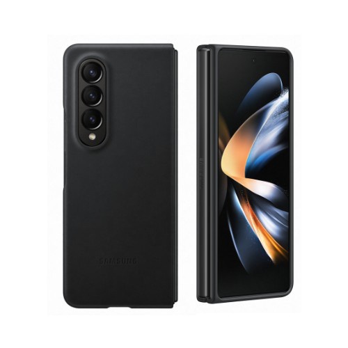 Casing Samsung Galaxy Z Fold4 5G Leather Cover Hardcase Case Bahan Kulit Kesing Pelindung Hp