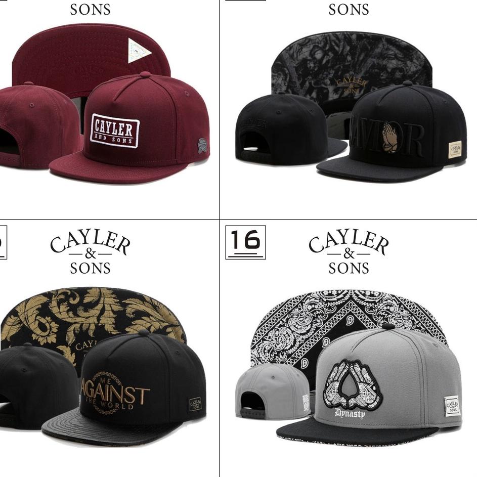 GRG.27Jn22ᴷ– TOPI SNAPBACK CAYLER & SONS ORIGINAL IMPORT