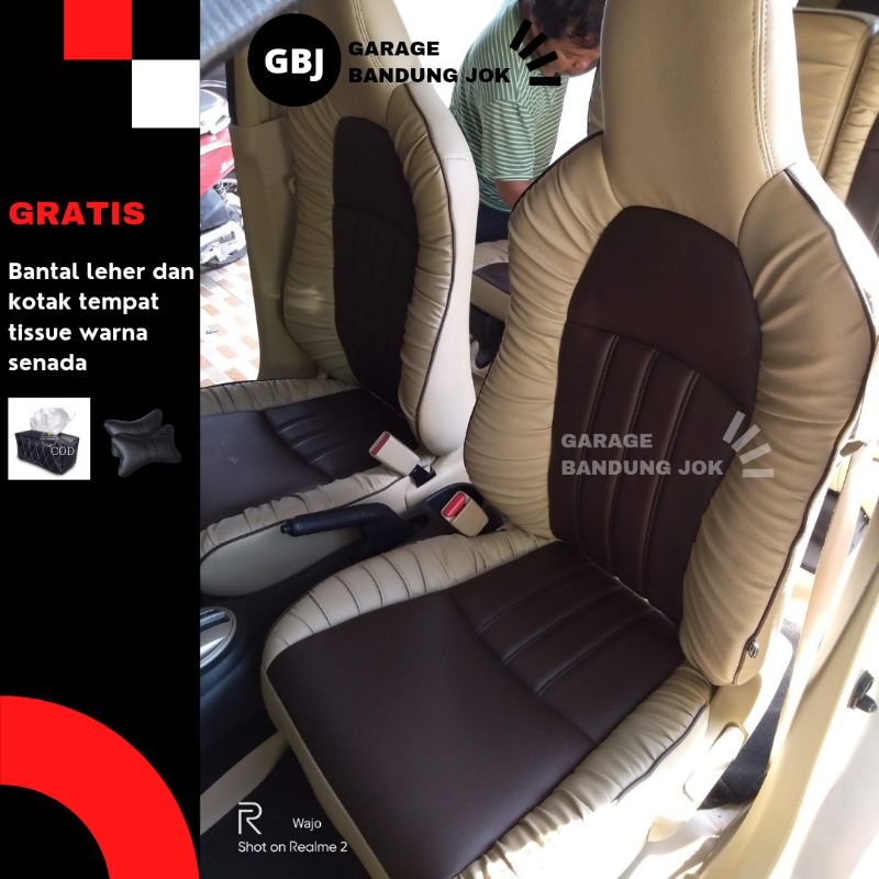 Cover jok mobil Agya Ayla Calya Brio Jazz | Sarung jok mobil Avanza Xenia Xpander Terios - Bungkus j