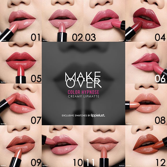 ❤ BELIA ❤ Make Over Color Hypnose Creamy Lipmatte Lipstick Lipstik BPOM 4.3g Makeover
