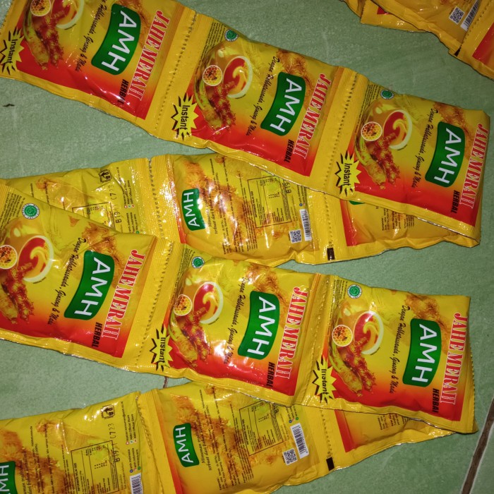 

tradisional-minuman- jahe merah amh renceng 12 sachet,untuk imunitas -minuman-tradisional.