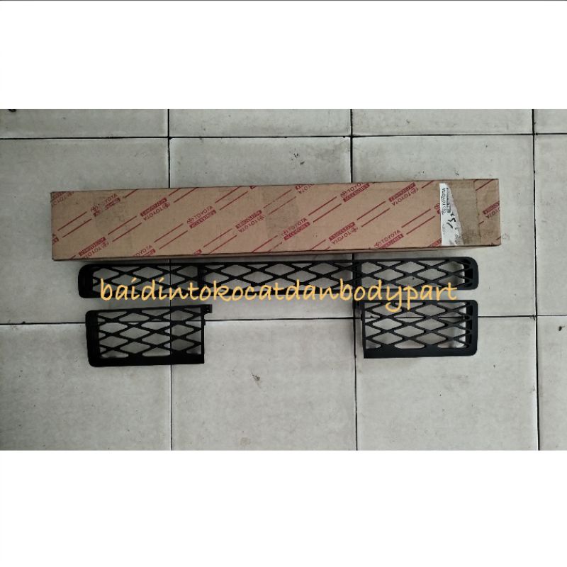 grille garnish g set grill gril ram bemper bumper depan new avanza xenia vvti 2007 - 2011