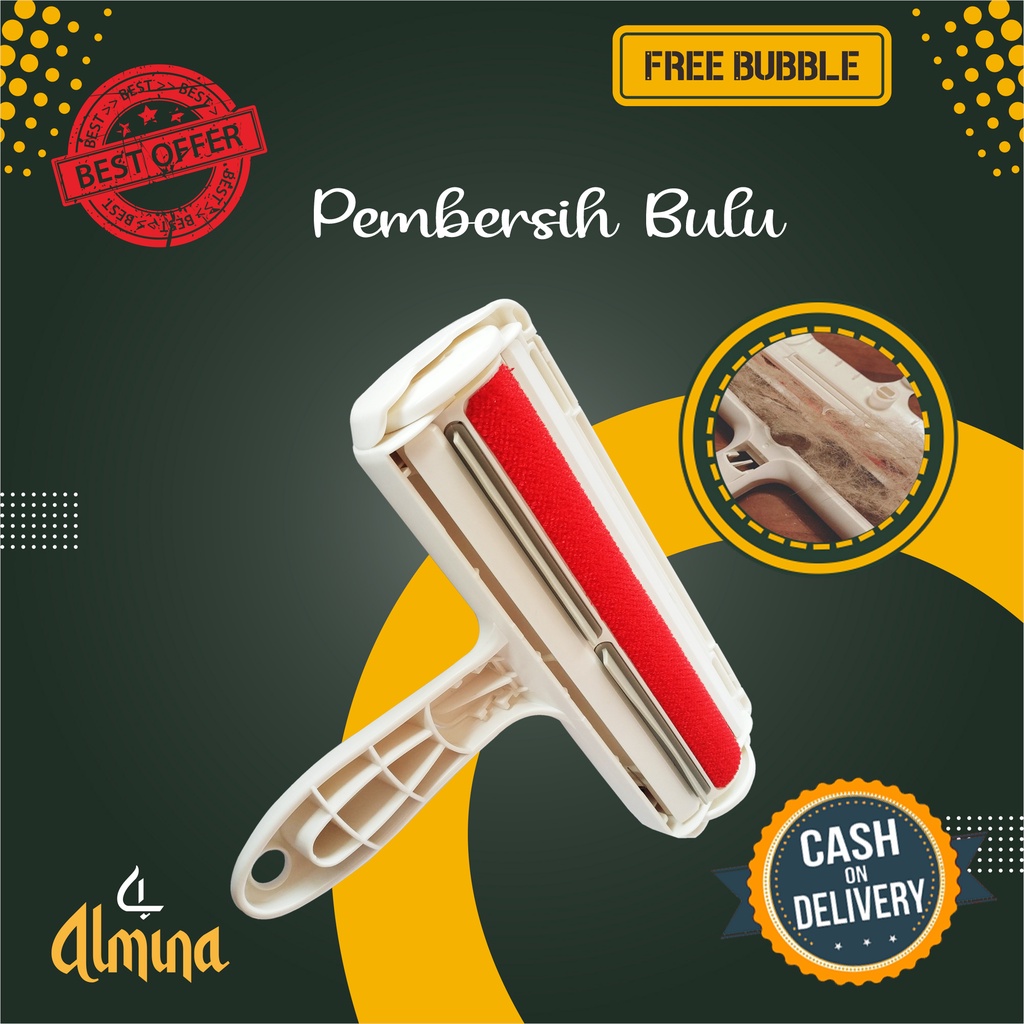 CatLover Pembersih bulu kucing Pembersih bulu hewan-Merah