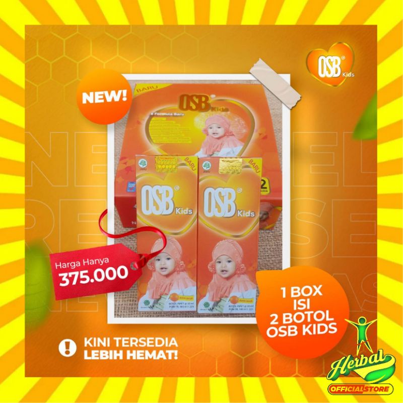 OSB Kids || Vitamin Otak Anak || Nutrisi Alami || OSBKids || Madu || Herbal Official Store