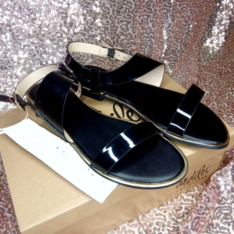 Sandal Wanita Hak rendah Elegan Ardiles livana ss12 sendal wanita formal Sandal mewah cewek