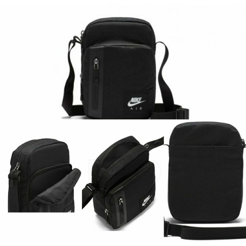 TAS SELEMPANG ALL BLACK NIKE ORIGINAL