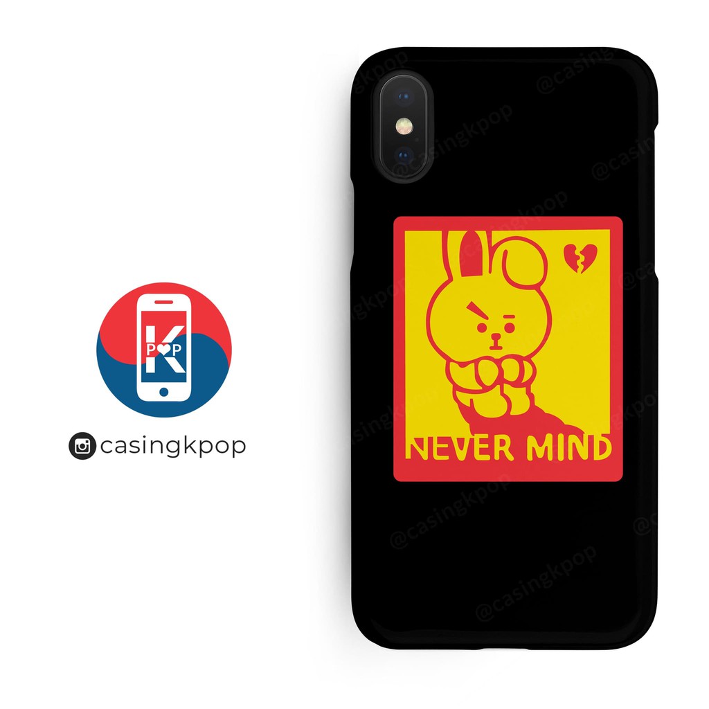 Caseme Casing
 HP HANDPHONE KPOP BTS BT21 COOKY NEVERMIND