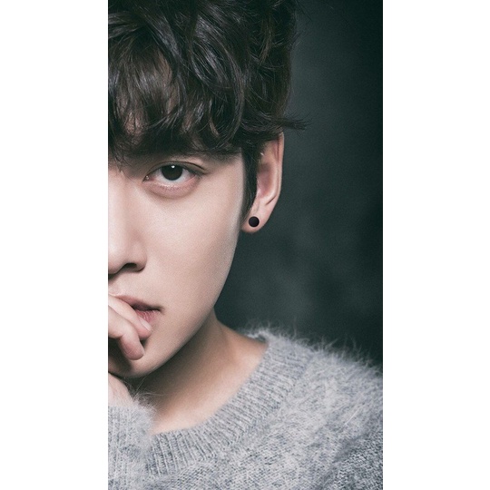 Alvaro Outlet - ANTING PRIA TITANIUM HITAM MODEL MAGNET