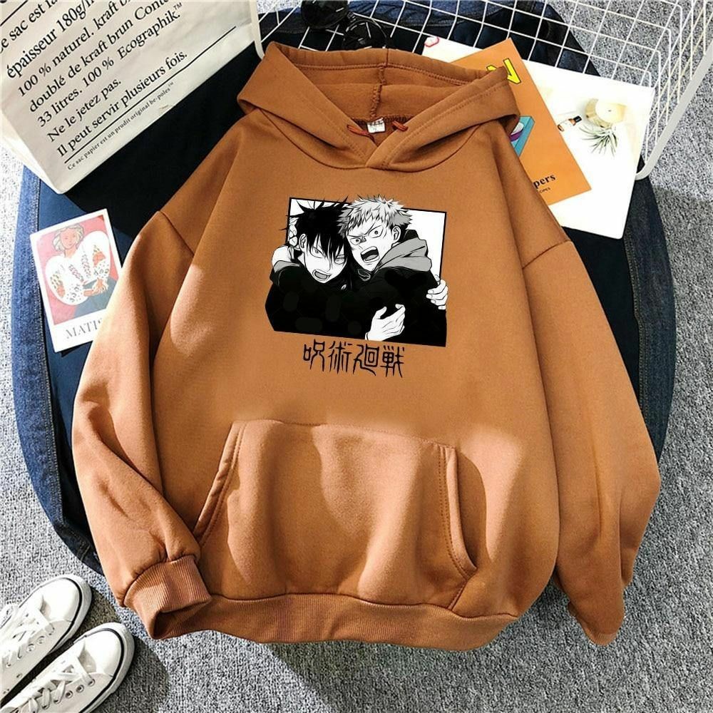 ANIME HOODIE MEGUMI AND ITADORI JUJUTSU KEISEN / HOODIE UNISEX