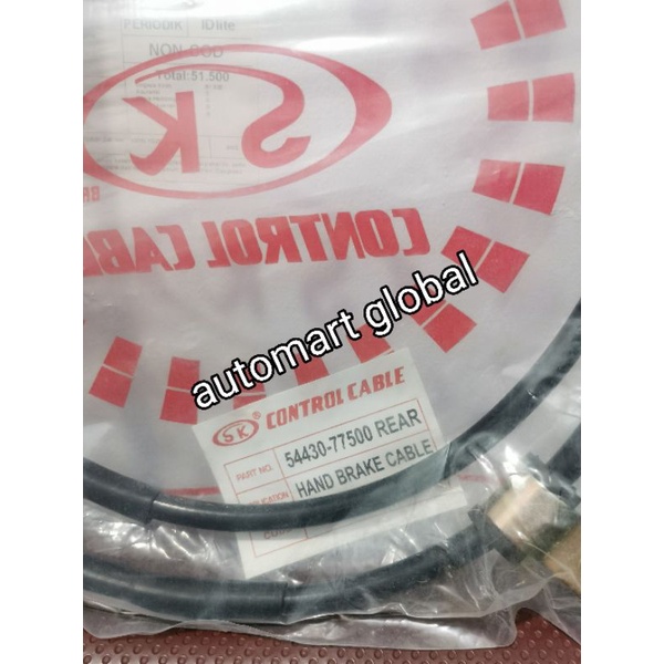 kabel rem tangan belakang suzuki futura 54430-77500