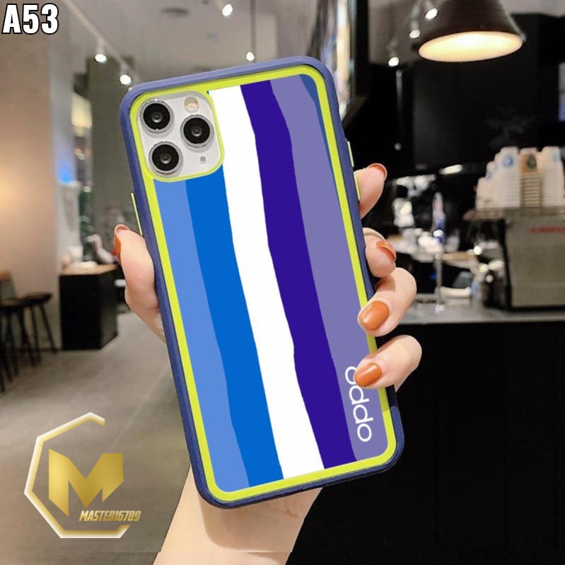 SS046 CASE RAINBOW OPPO A36 A76 9I A9 A5 A15 A15S A52 A92 A53 A33 2020 RENO 4 4F 5F A94 A16 A54 A55 A74 A95 MA782