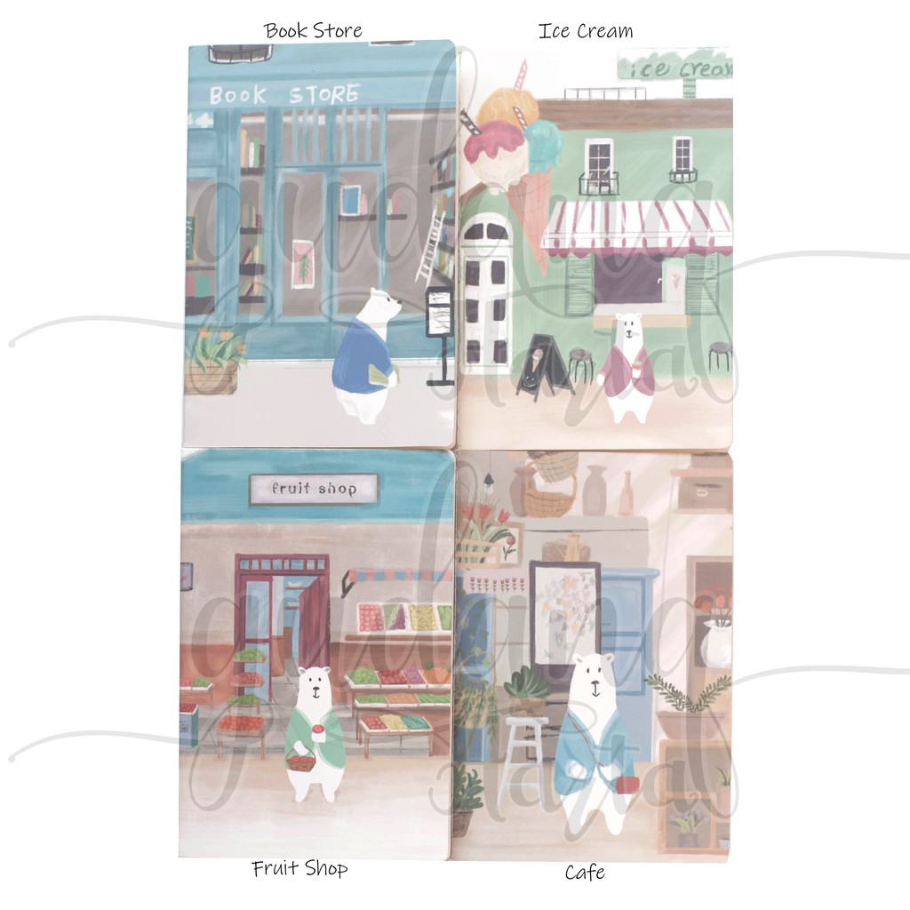 

Notebook Polar Bear Beruang Buku Tulis Catatan Note Book Lucu Unik GC 308052