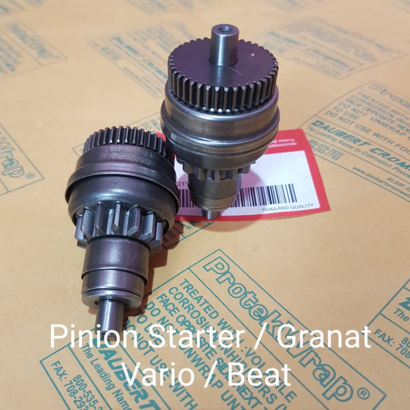 Pinion starter granat vario beat spacy scoopy
