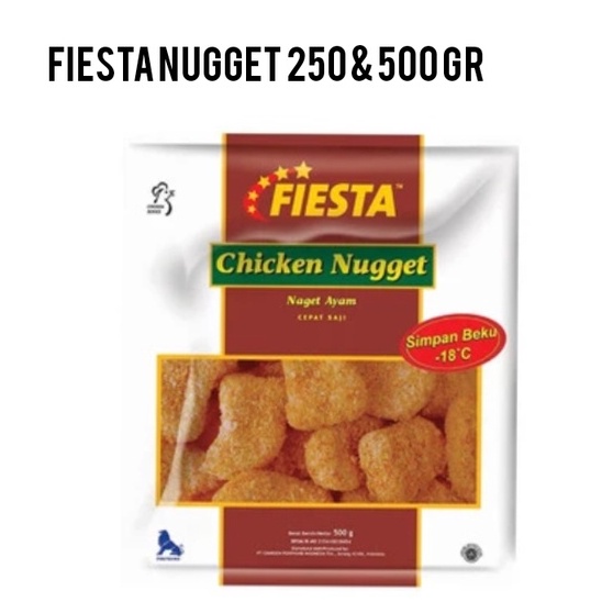 

Fiesta Chicken Naget 250 & 500 gr