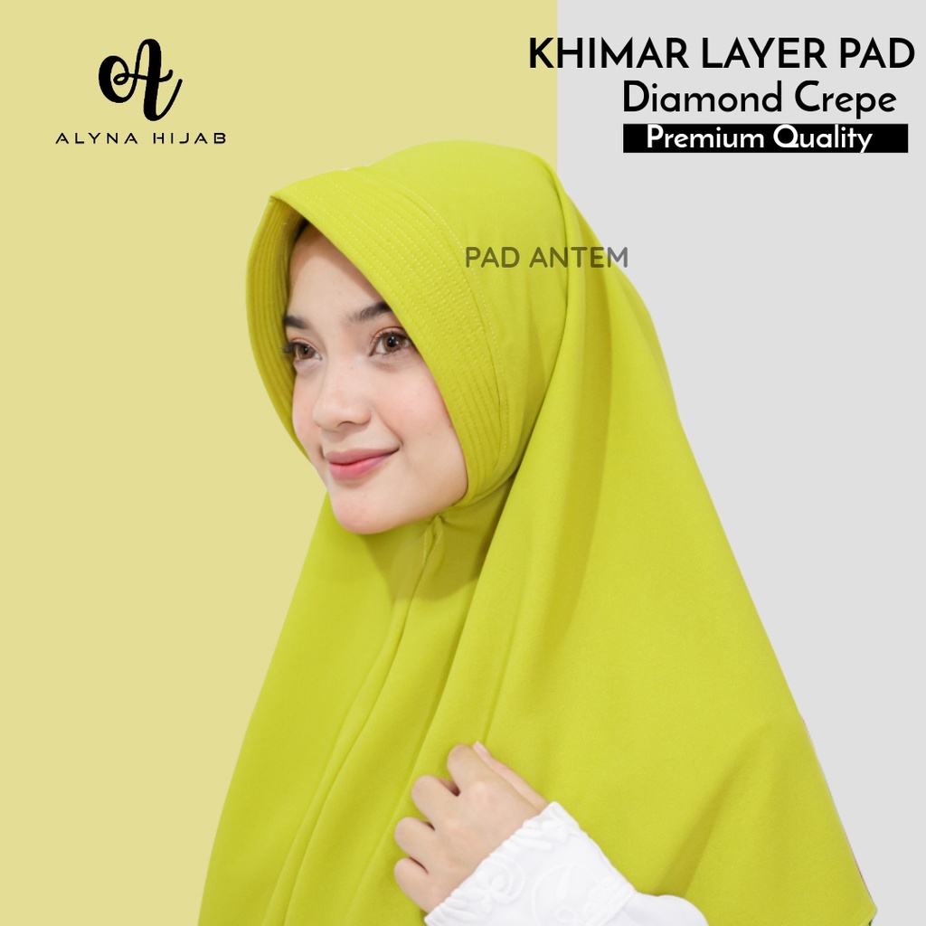 Khimar Diamond Ped /hijab syar'i / terbaru / bergo-1