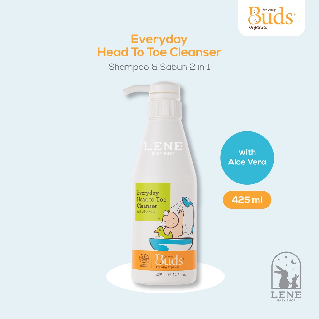 Buds Organic Everyday Head To Toe Cleanser 425ml