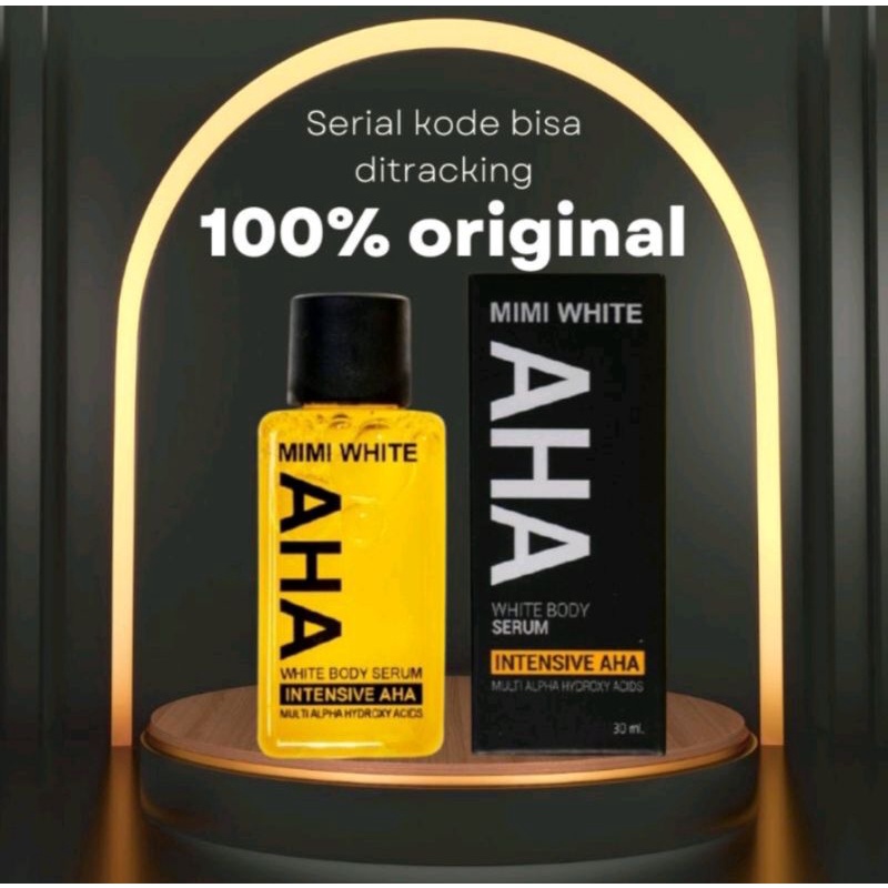MIMI WHITE AHA BODY WHITENING / SERUM BOOSTER AHA 100% ORI