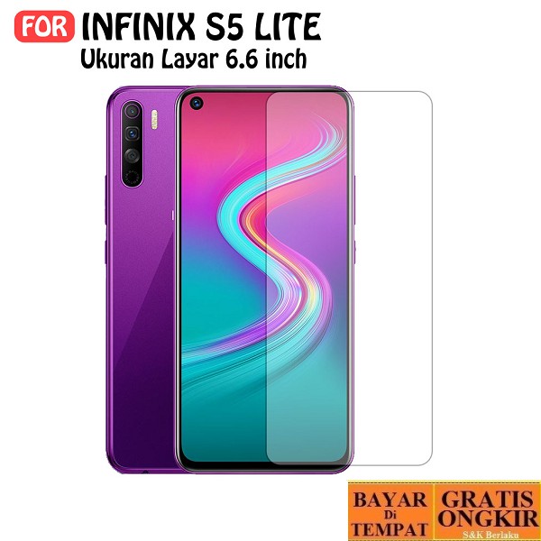 Tempered Glass Infinix S5 Lite Premium Quality Anti Gores Kaca