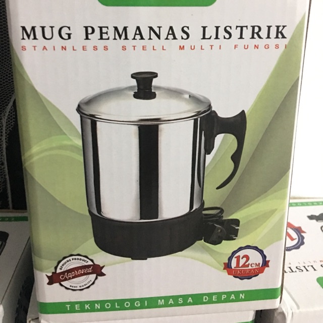 RUMAH COD_home _ Teko Listrik STAINLESS BAGUS / Pemanas Air Makanan Minuman bahan STAINLESS HIGH QUA