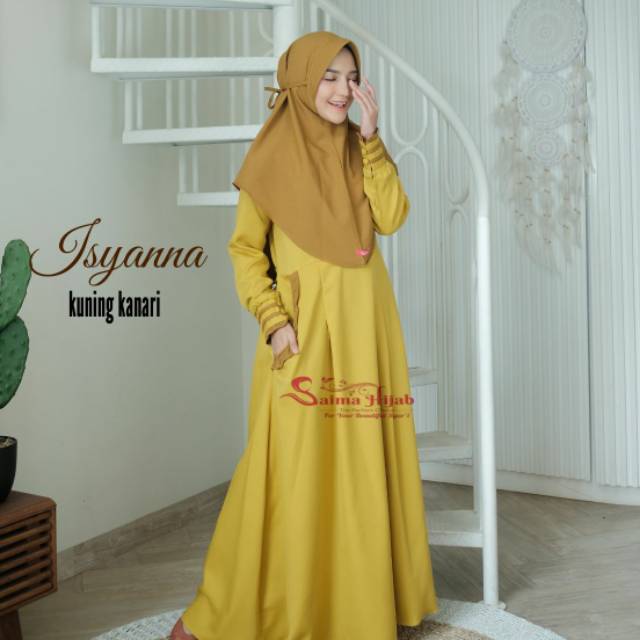 Gamis brand ori isyanna by Saima hijab/gamis isyanna saima hijab/gamis saima hijab/gamis branded