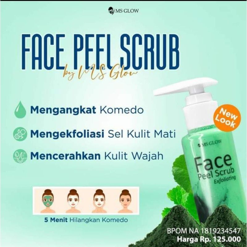 FACE PEEL SCRUB MSGLOW