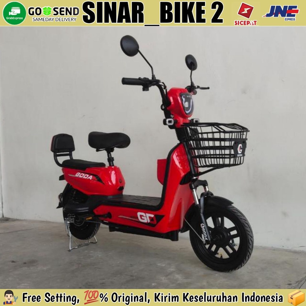 Sepeda Listrik GODA 141 48V 12 AH Electric E Bike