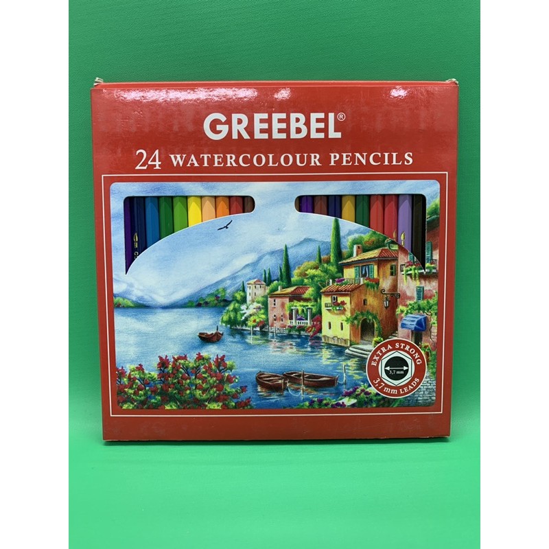 

GREEBEL Pensil Warna Water Colour Lead 3.7mm 24 warna 6724