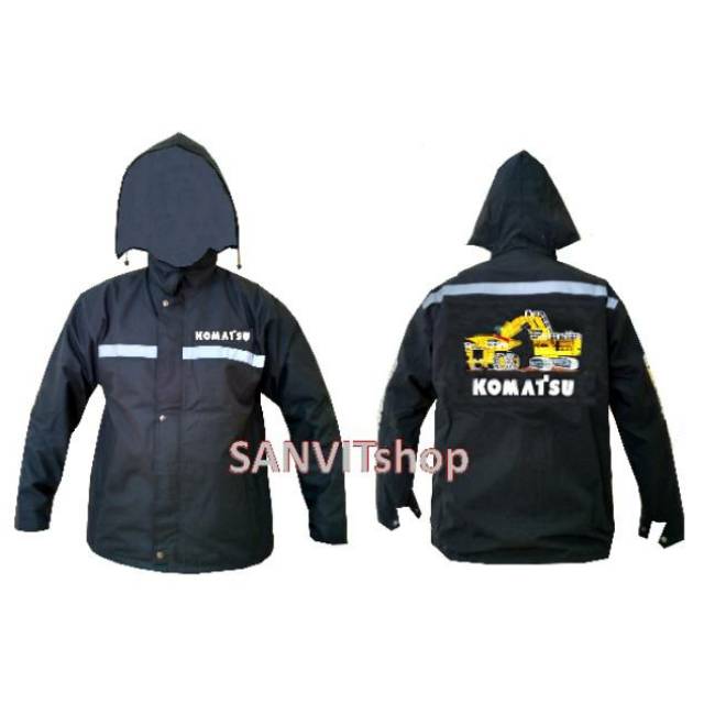 Jaket Parasut Komatsu