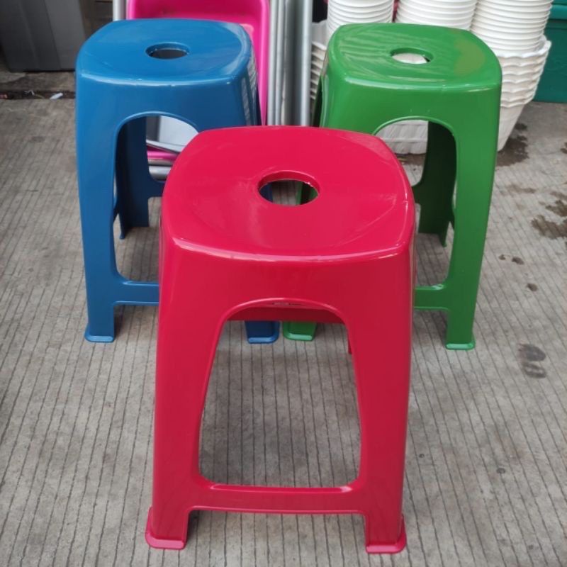 SALE!! BANGKU BAKSO PLASTIK BERBAGAI MERK /BANGKU PLASTIK MOTIF ROTAN DAN POLOS