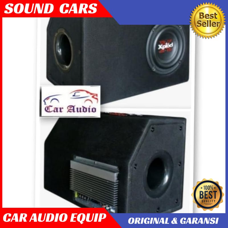 Bastube Subwoofer Aktiv Xplod 8 inchi Aktiv Subwoofer XPLOD XS 800BA Best Quality Garansi Original