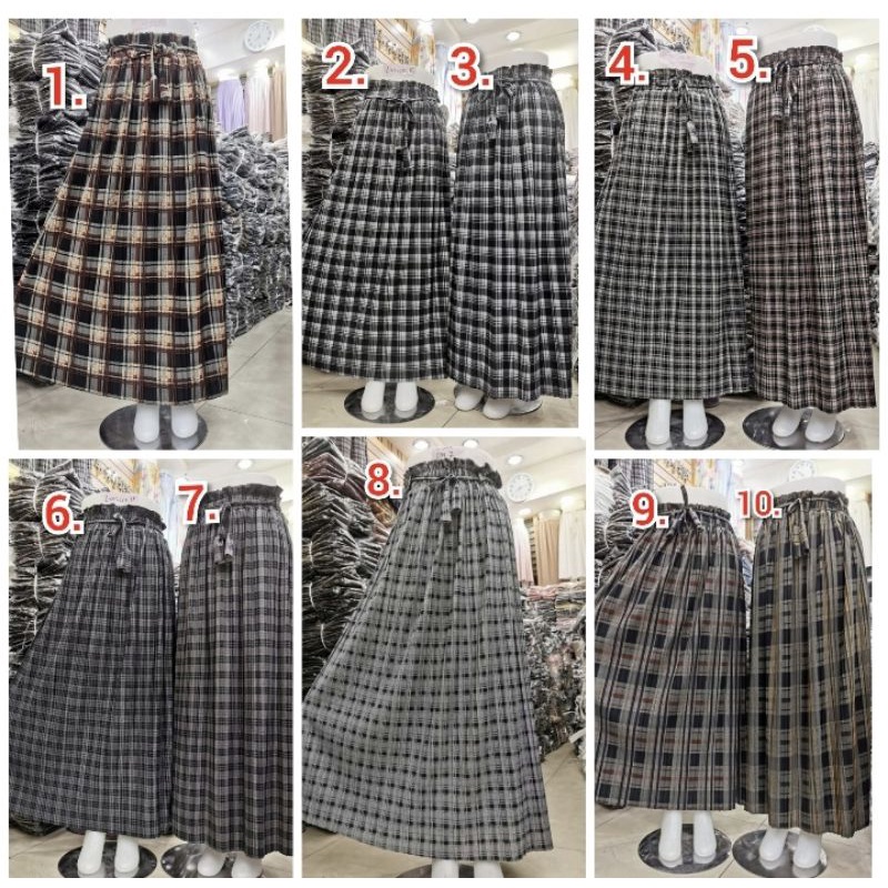 Rok prisket model H kotak kotak premium import