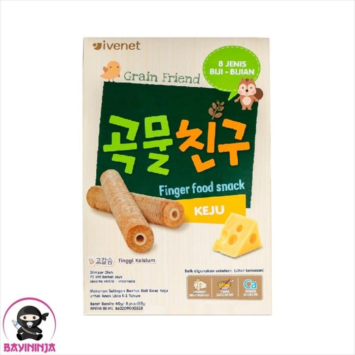 

IVENET Grain Friend Keju Cheese 40 g T-Ninjabayi 01