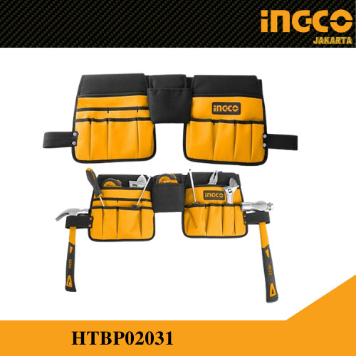 Tas Pinggang Perkakas / Sabuk / Bag Tool Belt 2-Side INGCO HTBP02031