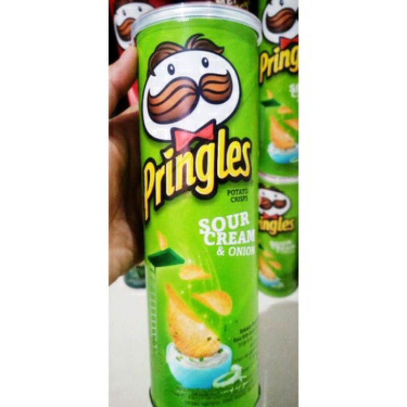 Keripik Kentang Pringles Rasa Original Bbq Salt & Seaweed Sour And Cream Onion
