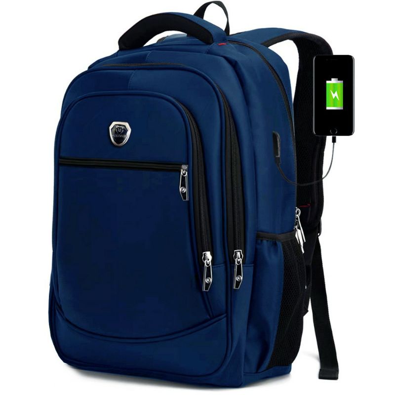 POLO FOX ORI Tas Ransel Import Backpack Pria USB Charger Tas Pria POLO IMPOR