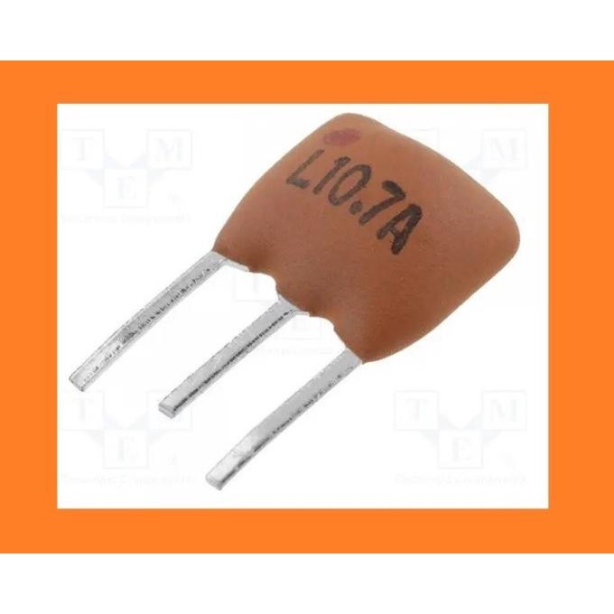 Ceramic Filter 3 Pin 10,7 Mhz 10.7 Mhz Original Murata Nivic00 Kualitas Baik