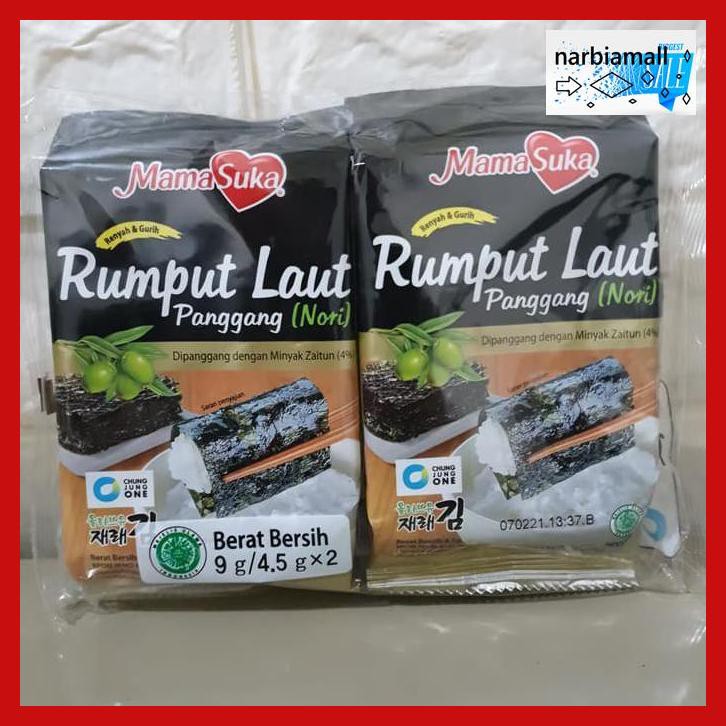 

U8Tyuj7- Mamasuka Rumput Laut Panggang Nori Original Isi 2 Pcs E4Wr46-