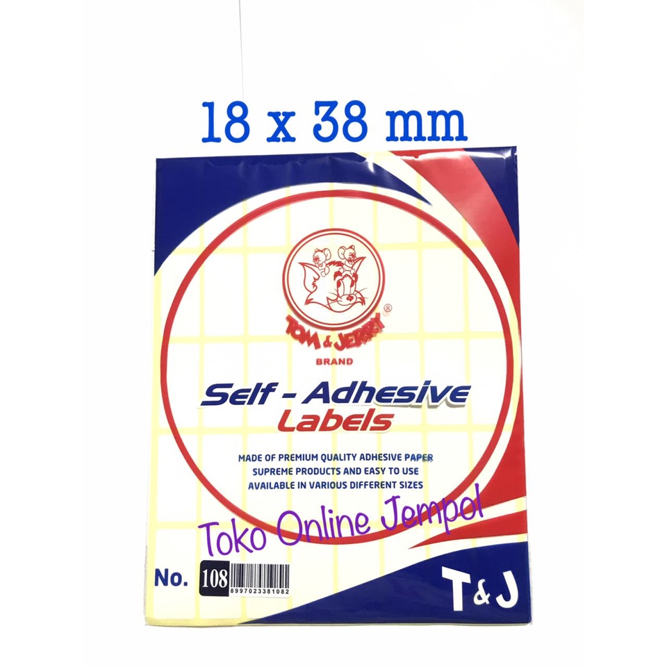 

Label 18x38mm no108 Tom and Jerry stiker Tom n Jerry sticker Jeri labels stickers tom jerry ATK1059TJ