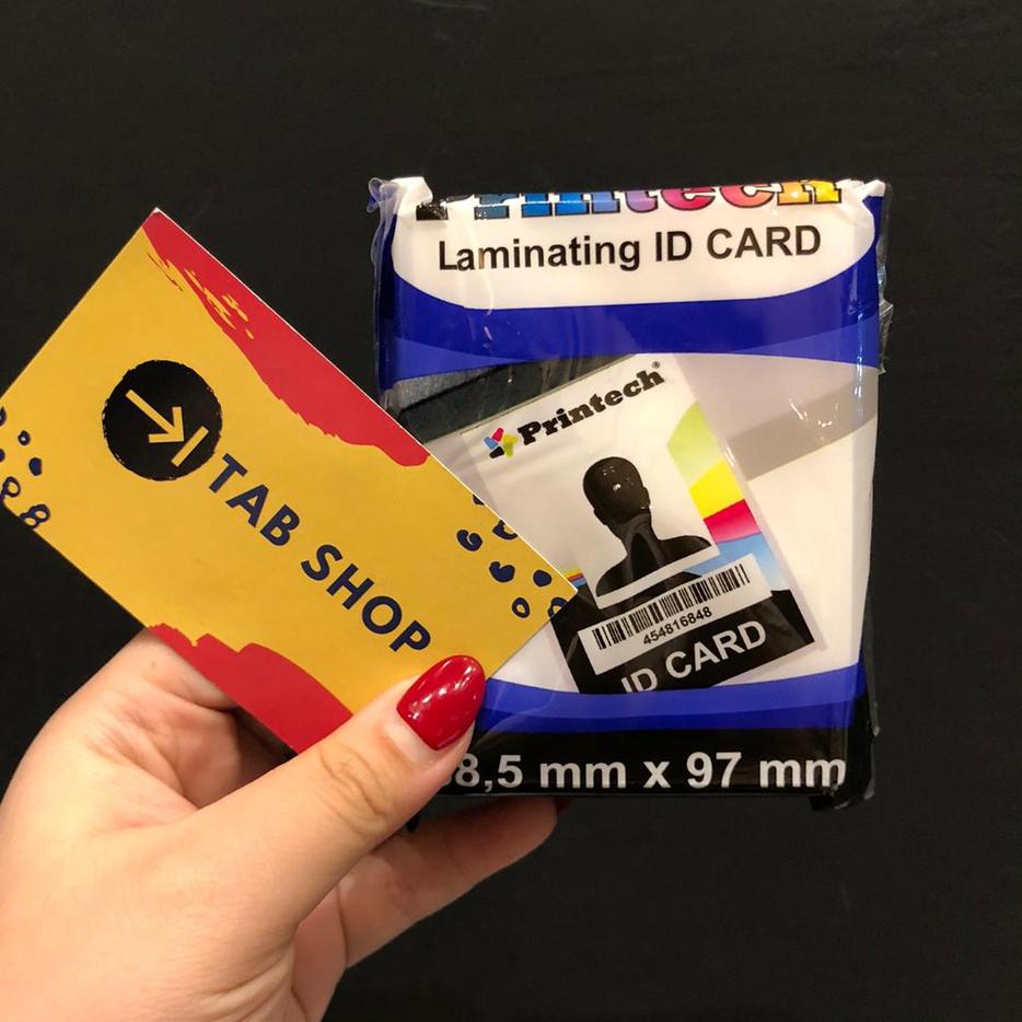 

Baru PRINTECH LAMINATING KTP 100 LEMBAR 100 MIC.,