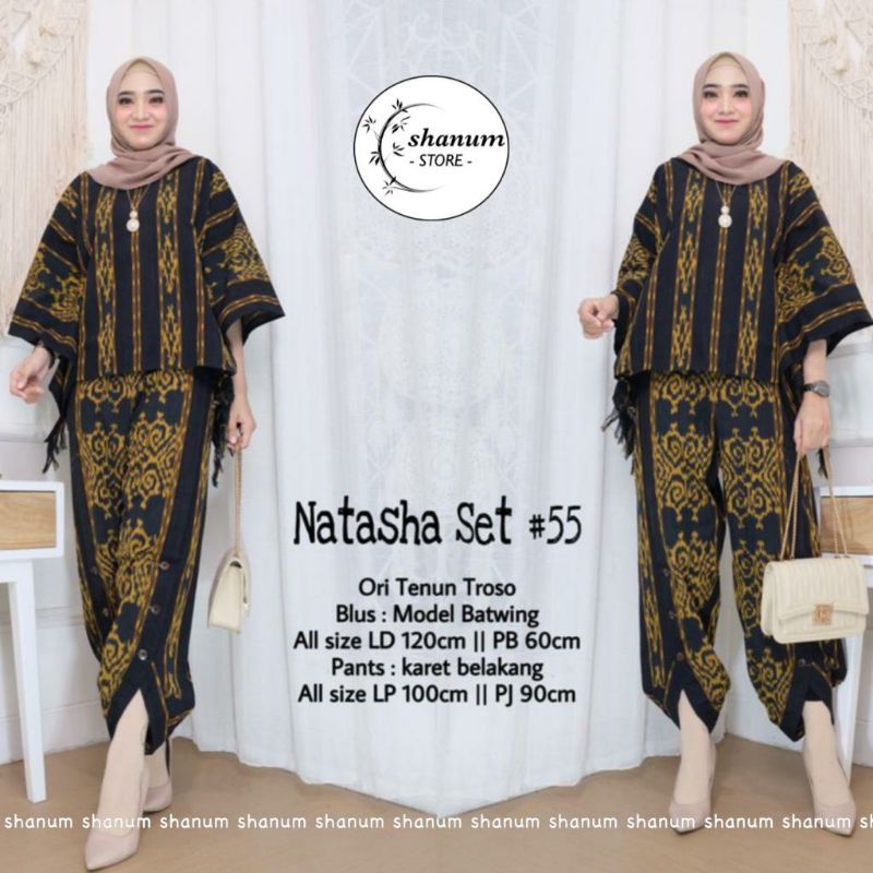 Setelan Batik Wanita Bahan Tenun Troso Batik Solo Batik Pekalongan
